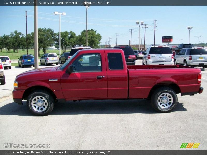 Redfire Metallic / Medium Dark Flint 2010 Ford Ranger XLT SuperCab