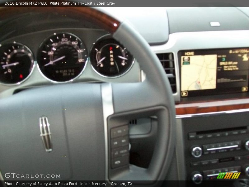White Platinum Tri-Coat / Steel Gray 2010 Lincoln MKZ FWD