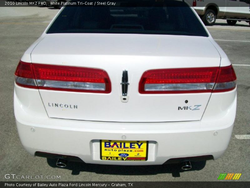 White Platinum Tri-Coat / Steel Gray 2010 Lincoln MKZ FWD