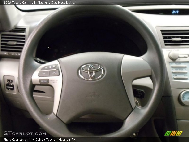 Magnetic Gray Metallic / Ash 2009 Toyota Camry LE