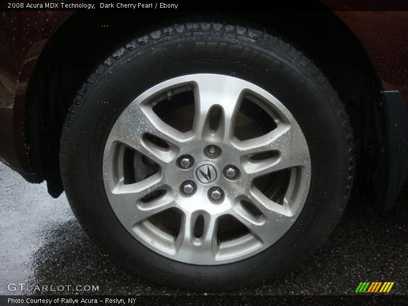 Dark Cherry Pearl / Ebony 2008 Acura MDX Technology