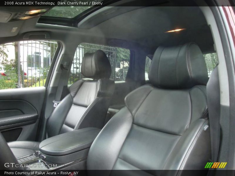 Dark Cherry Pearl / Ebony 2008 Acura MDX Technology