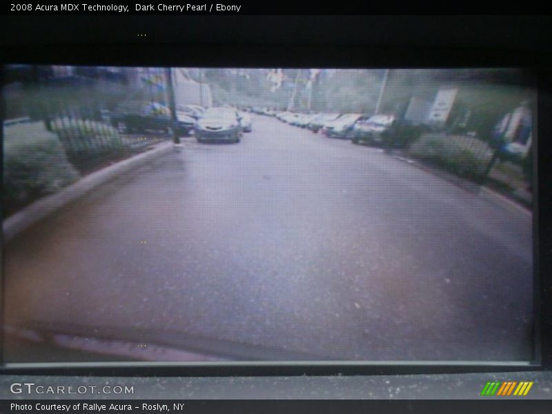 Dark Cherry Pearl / Ebony 2008 Acura MDX Technology