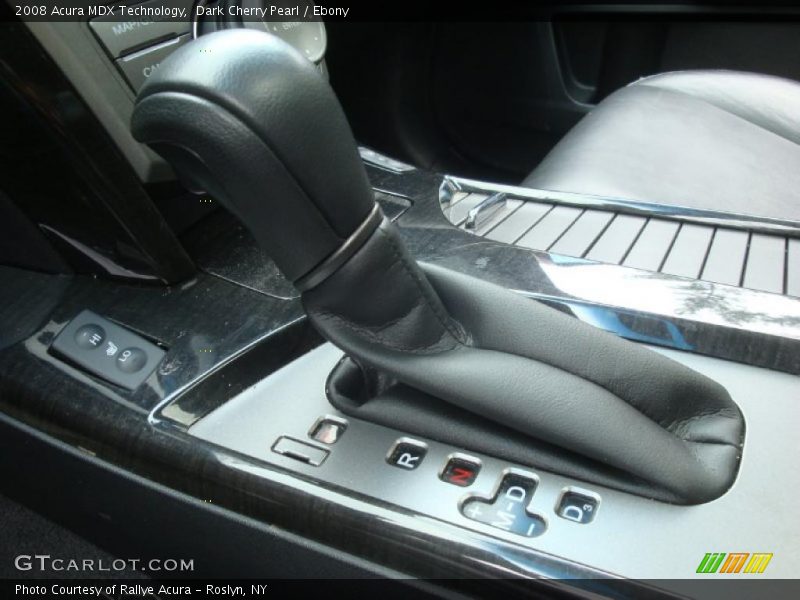 Dark Cherry Pearl / Ebony 2008 Acura MDX Technology