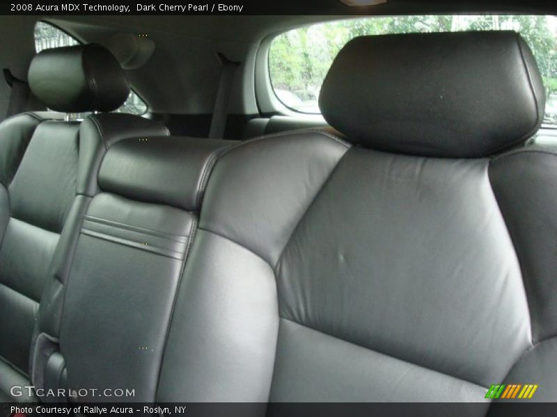 Dark Cherry Pearl / Ebony 2008 Acura MDX Technology