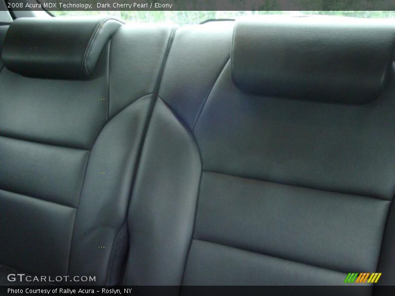 Dark Cherry Pearl / Ebony 2008 Acura MDX Technology