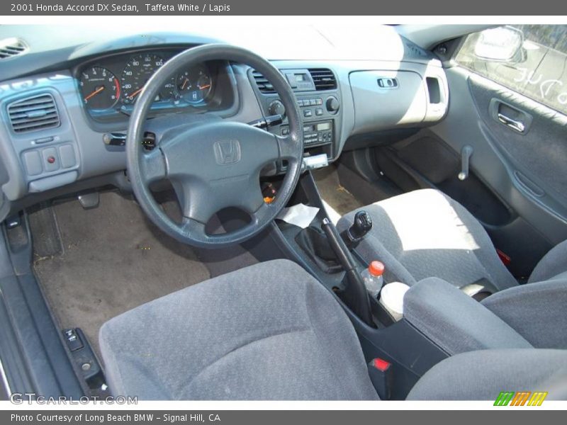 Taffeta White / Lapis 2001 Honda Accord DX Sedan
