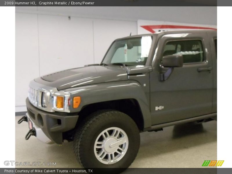 Graphite Metallic / Ebony/Pewter 2009 Hummer H3