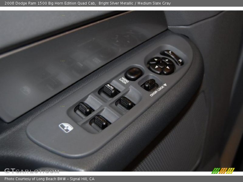 Bright Silver Metallic / Medium Slate Gray 2008 Dodge Ram 1500 Big Horn Edition Quad Cab