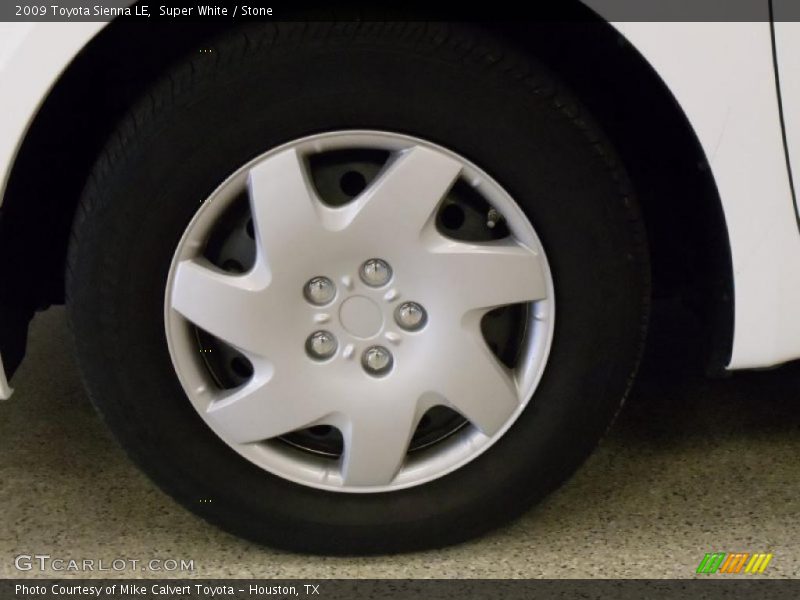Super White / Stone 2009 Toyota Sienna LE