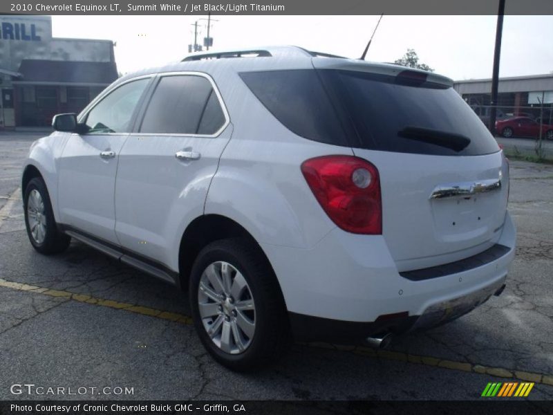 Summit White / Jet Black/Light Titanium 2010 Chevrolet Equinox LT
