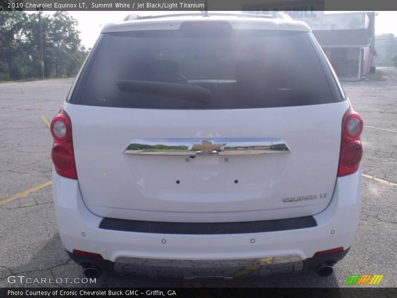 Summit White / Jet Black/Light Titanium 2010 Chevrolet Equinox LT
