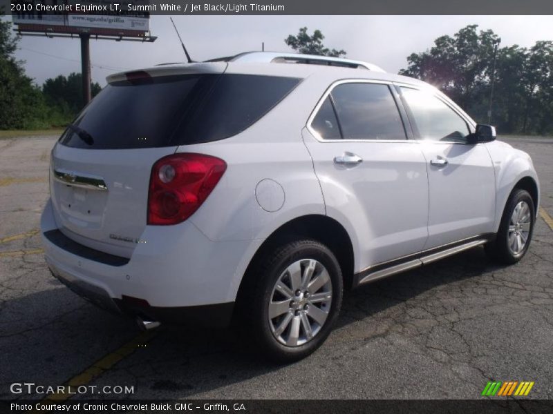 Summit White / Jet Black/Light Titanium 2010 Chevrolet Equinox LT