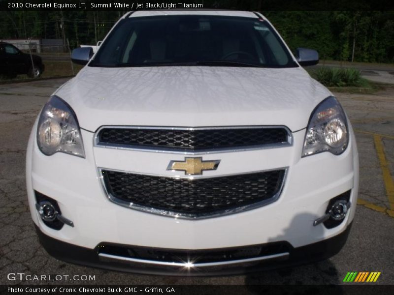 Summit White / Jet Black/Light Titanium 2010 Chevrolet Equinox LT