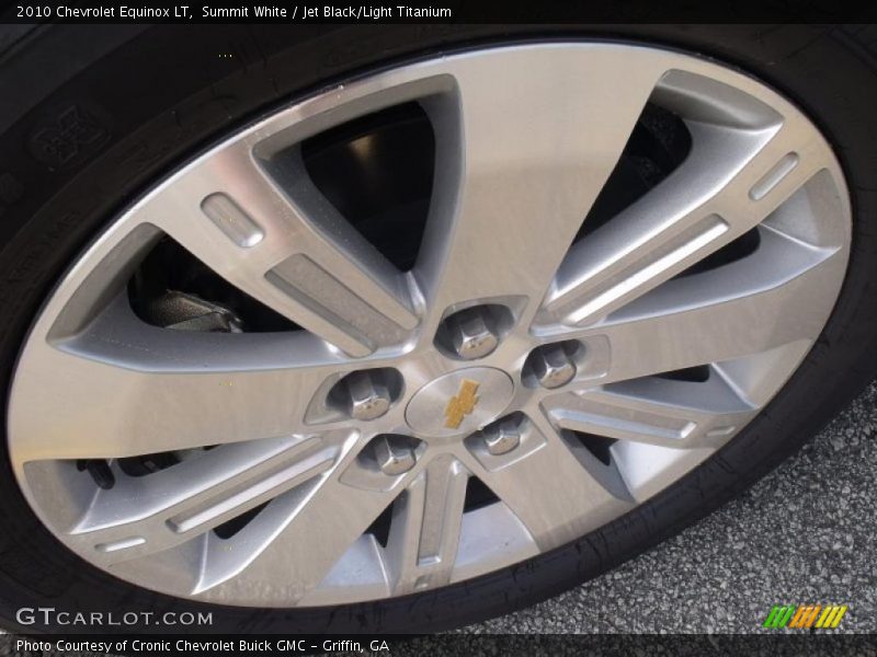 Summit White / Jet Black/Light Titanium 2010 Chevrolet Equinox LT