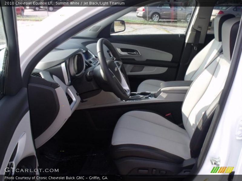 Summit White / Jet Black/Light Titanium 2010 Chevrolet Equinox LT