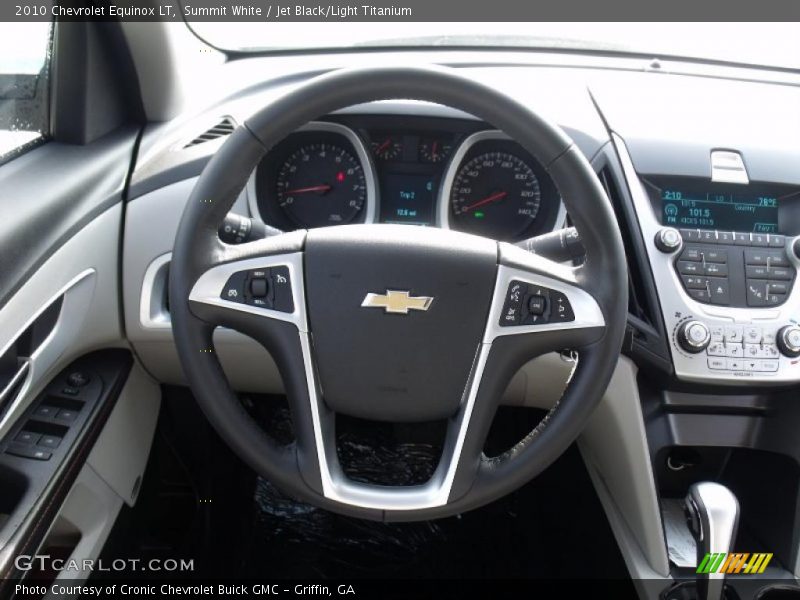Summit White / Jet Black/Light Titanium 2010 Chevrolet Equinox LT
