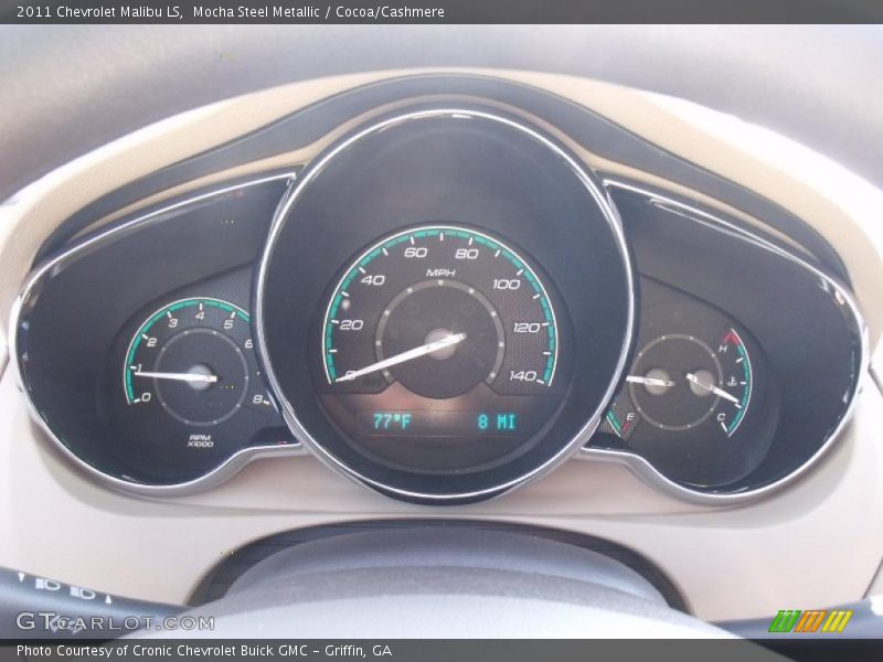 Mocha Steel Metallic / Cocoa/Cashmere 2011 Chevrolet Malibu LS