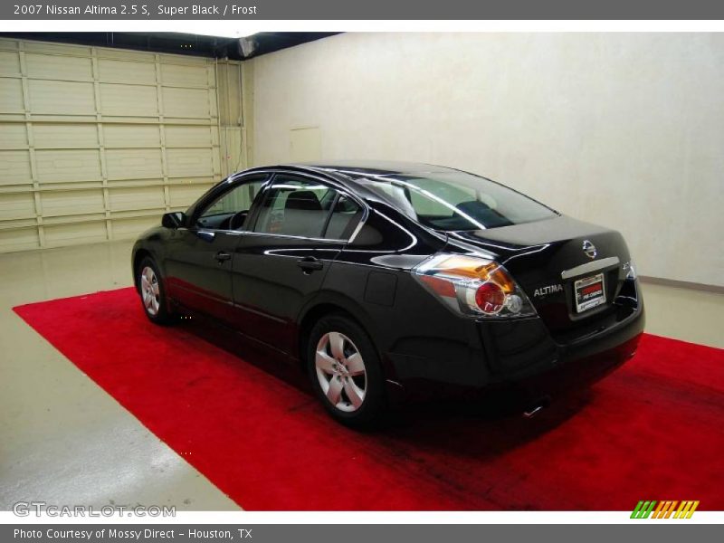 Super Black / Frost 2007 Nissan Altima 2.5 S