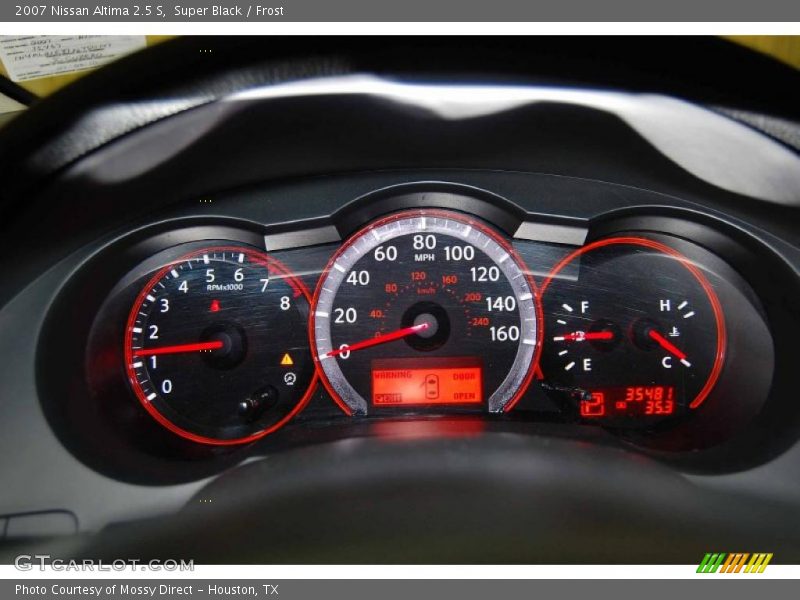 Super Black / Frost 2007 Nissan Altima 2.5 S