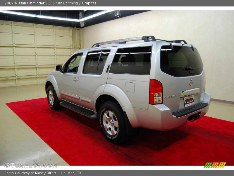 Silver Lightning / Graphite 2007 Nissan Pathfinder SE