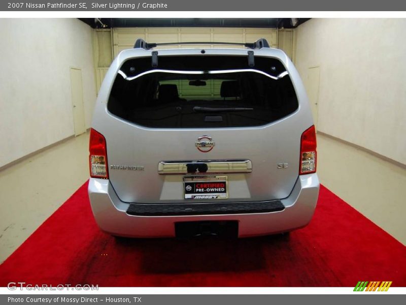 Silver Lightning / Graphite 2007 Nissan Pathfinder SE