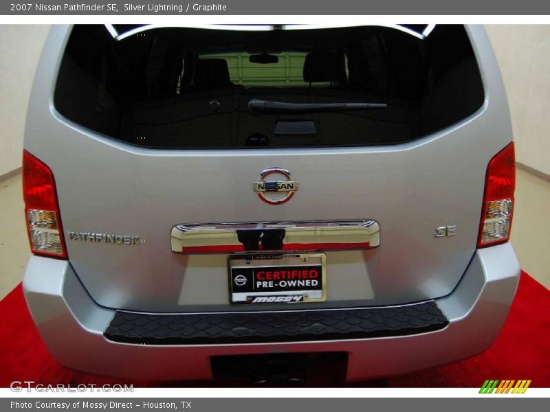 Silver Lightning / Graphite 2007 Nissan Pathfinder SE