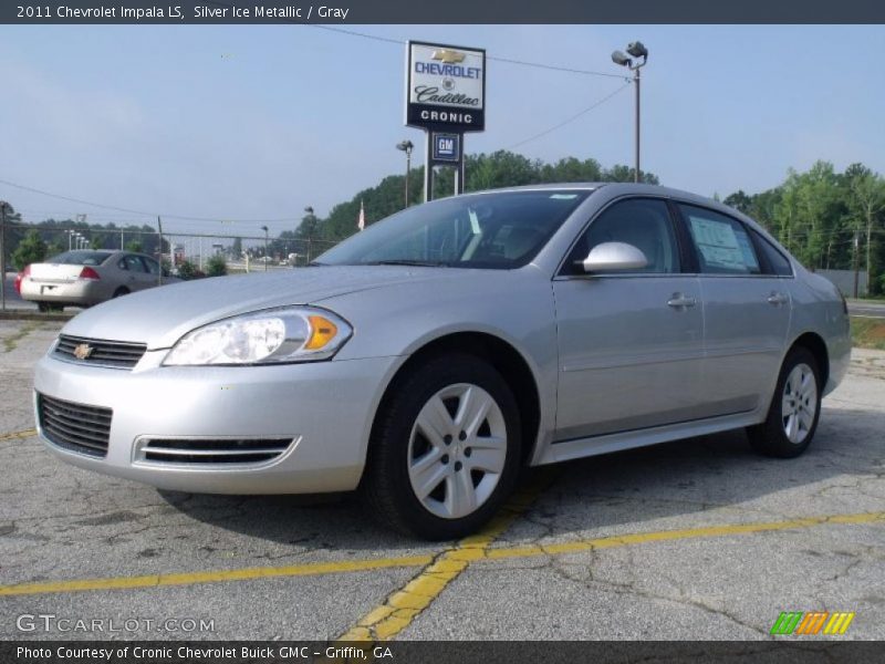 Silver Ice Metallic / Gray 2011 Chevrolet Impala LS