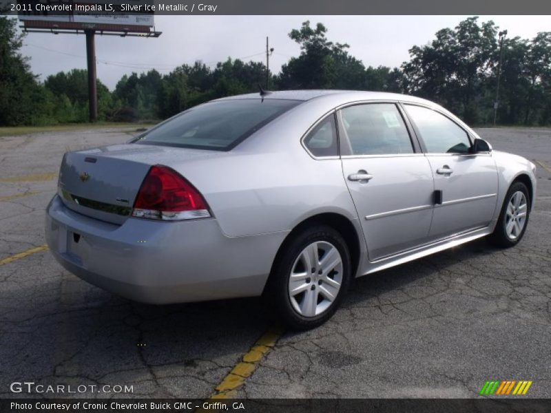 Silver Ice Metallic / Gray 2011 Chevrolet Impala LS
