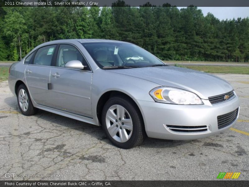 Silver Ice Metallic / Gray 2011 Chevrolet Impala LS