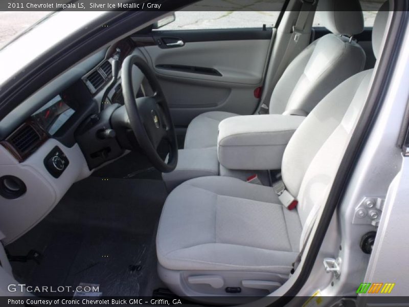 Silver Ice Metallic / Gray 2011 Chevrolet Impala LS