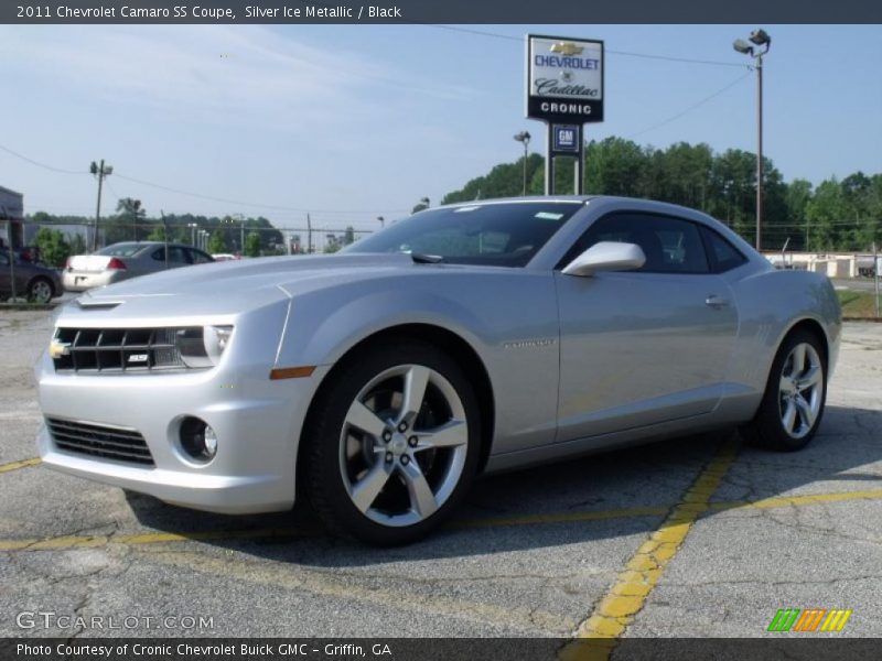 Silver Ice Metallic / Black 2011 Chevrolet Camaro SS Coupe