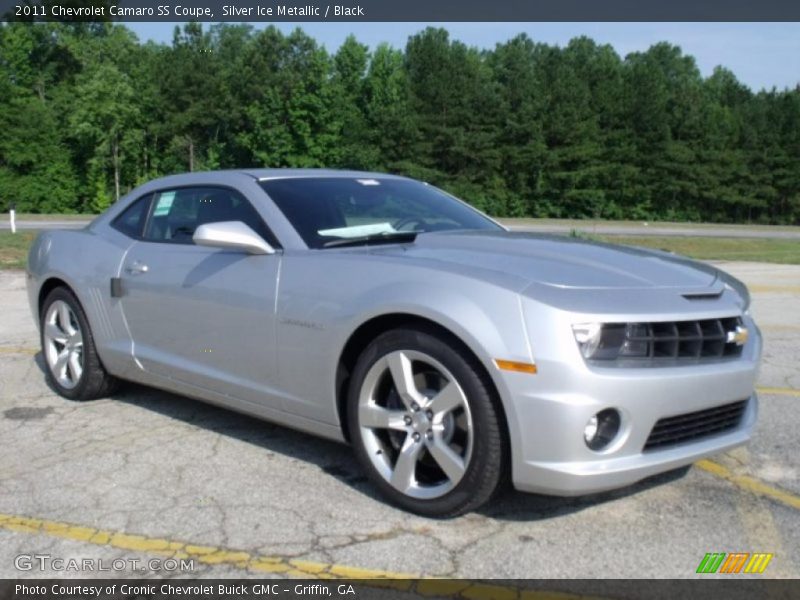 Silver Ice Metallic / Black 2011 Chevrolet Camaro SS Coupe