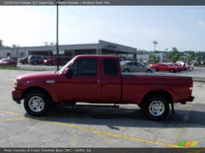Redfire Metallic / Medium Dark Flint 2008 Ford Ranger XLT SuperCab