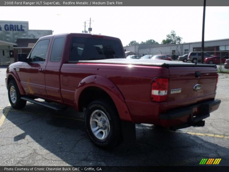 Redfire Metallic / Medium Dark Flint 2008 Ford Ranger XLT SuperCab