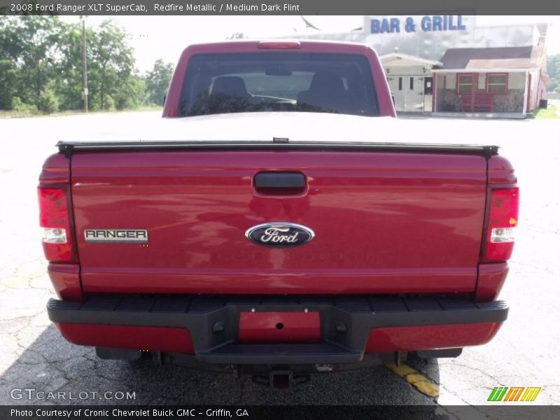 Redfire Metallic / Medium Dark Flint 2008 Ford Ranger XLT SuperCab