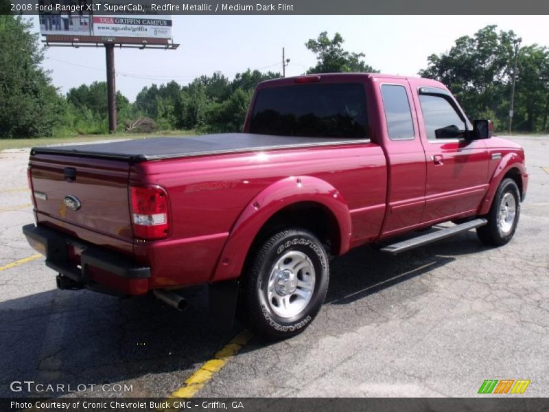 Redfire Metallic / Medium Dark Flint 2008 Ford Ranger XLT SuperCab