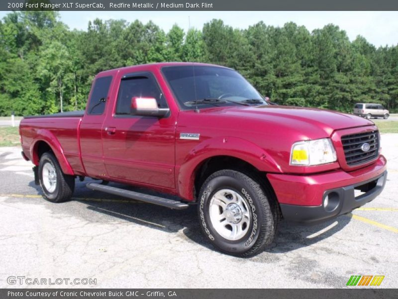 Redfire Metallic / Medium Dark Flint 2008 Ford Ranger XLT SuperCab