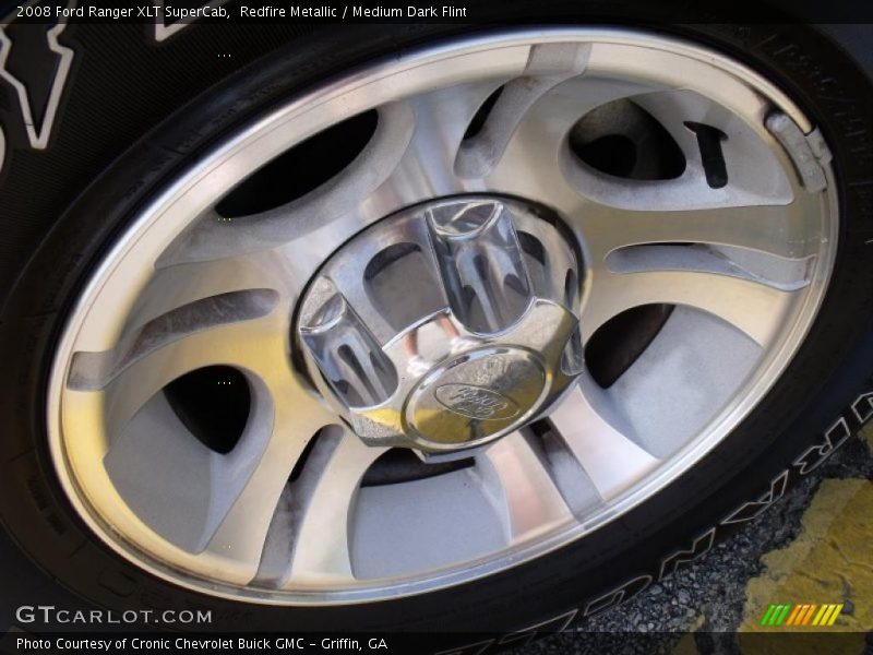 Redfire Metallic / Medium Dark Flint 2008 Ford Ranger XLT SuperCab