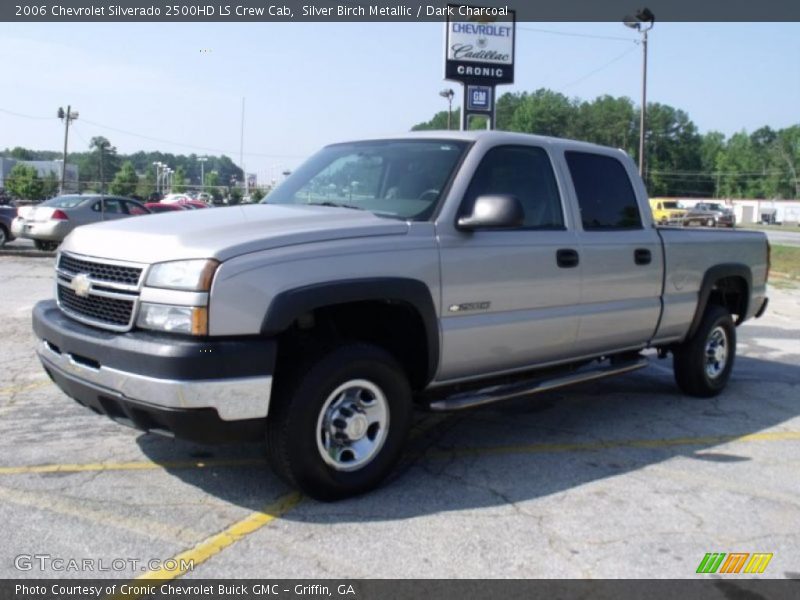 Silver Birch Metallic / Dark Charcoal 2006 Chevrolet Silverado 2500HD LS Crew Cab
