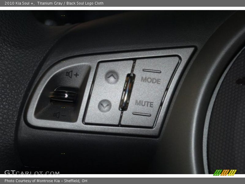 Titanium Gray / Black Soul Logo Cloth 2010 Kia Soul +