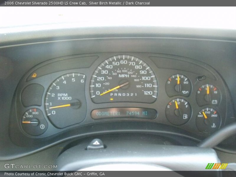 Silver Birch Metallic / Dark Charcoal 2006 Chevrolet Silverado 2500HD LS Crew Cab