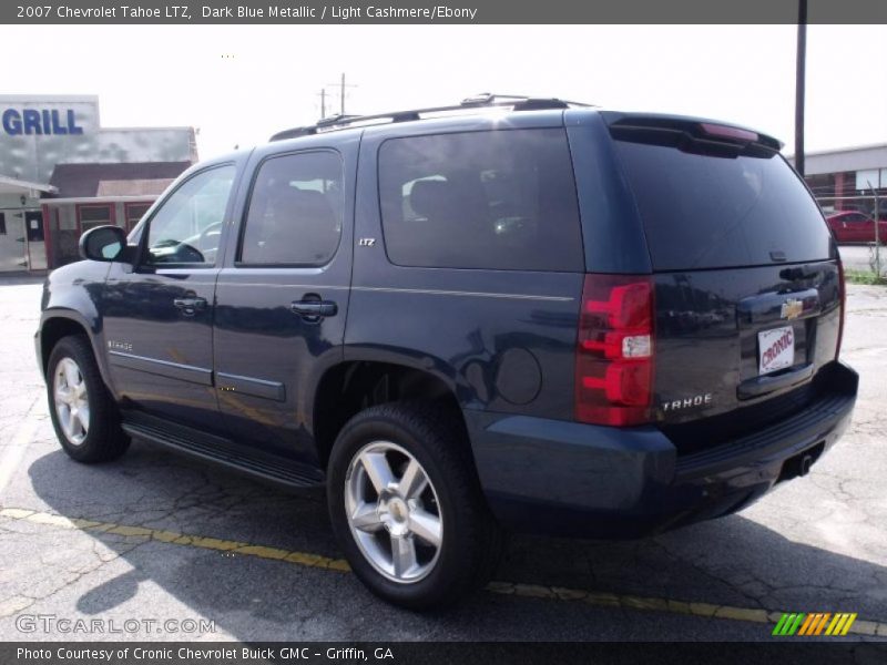 Dark Blue Metallic / Light Cashmere/Ebony 2007 Chevrolet Tahoe LTZ