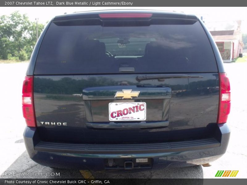 Dark Blue Metallic / Light Cashmere/Ebony 2007 Chevrolet Tahoe LTZ