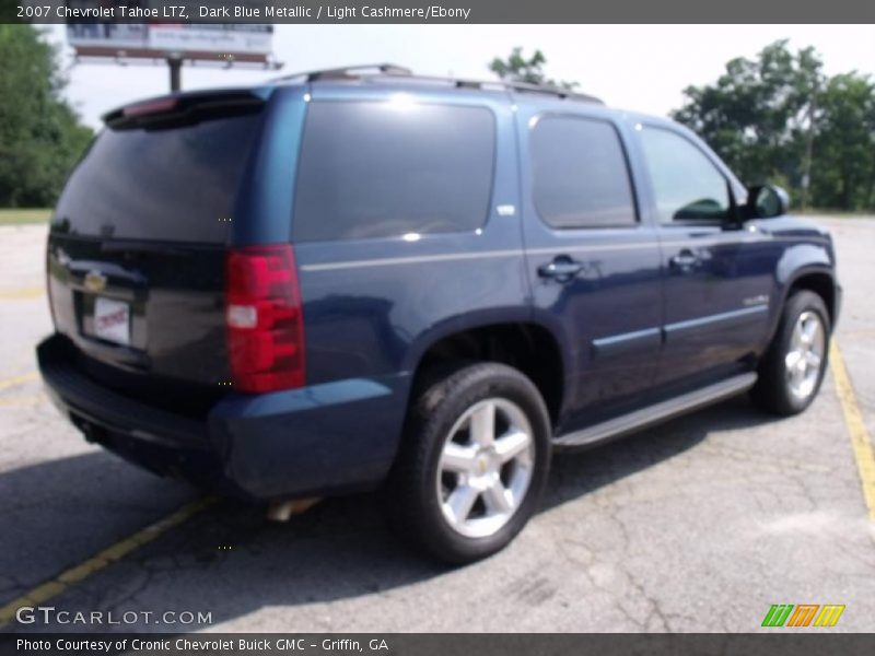 Dark Blue Metallic / Light Cashmere/Ebony 2007 Chevrolet Tahoe LTZ