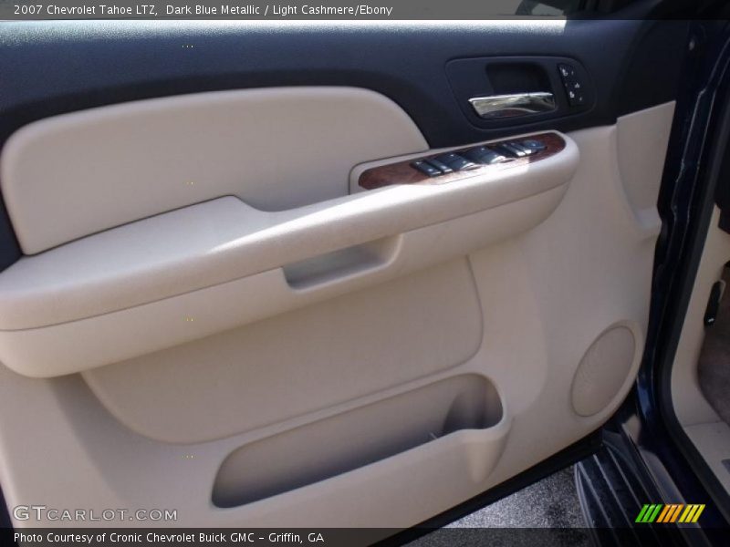 Dark Blue Metallic / Light Cashmere/Ebony 2007 Chevrolet Tahoe LTZ