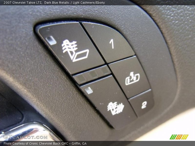 Dark Blue Metallic / Light Cashmere/Ebony 2007 Chevrolet Tahoe LTZ