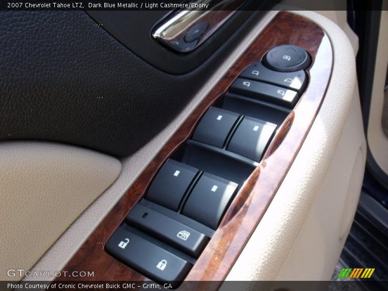 Dark Blue Metallic / Light Cashmere/Ebony 2007 Chevrolet Tahoe LTZ
