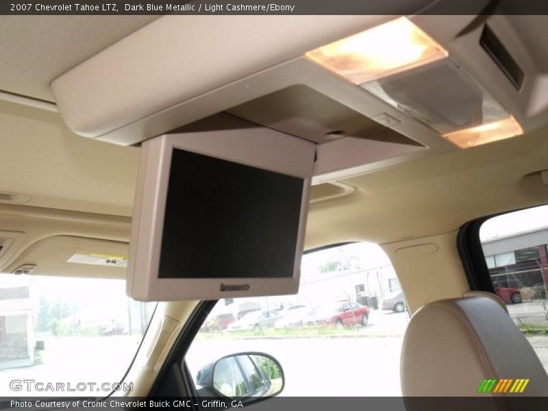 Dark Blue Metallic / Light Cashmere/Ebony 2007 Chevrolet Tahoe LTZ