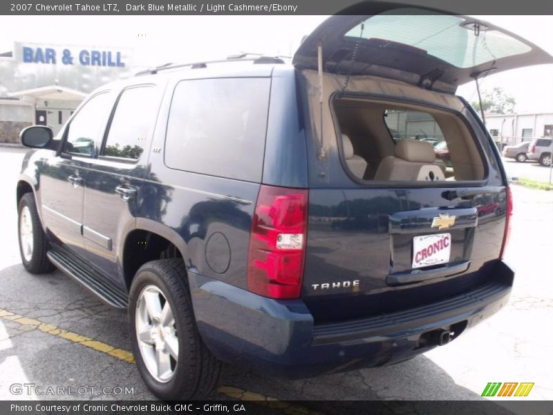 Dark Blue Metallic / Light Cashmere/Ebony 2007 Chevrolet Tahoe LTZ